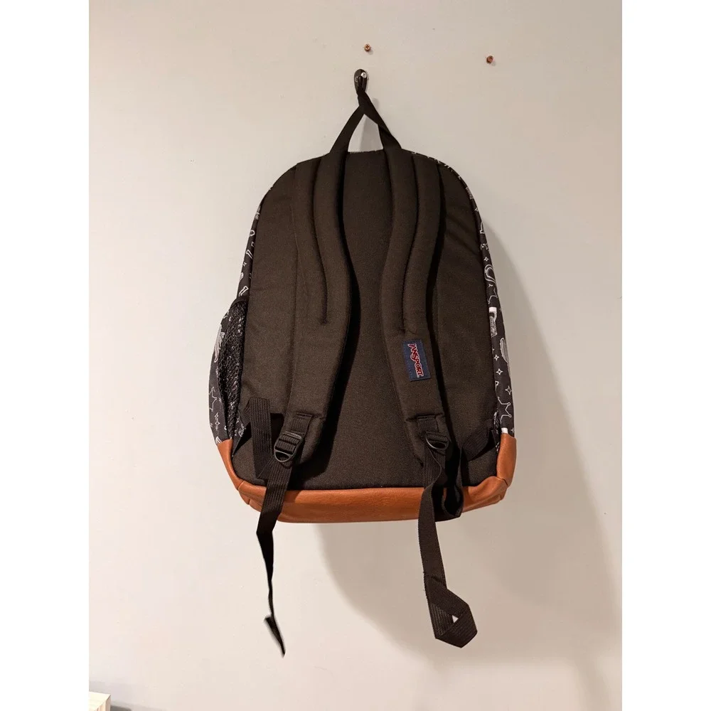 JanSport Cool Student Backpack Black Western Cactus Print JS0A2SDDA0F New 34L